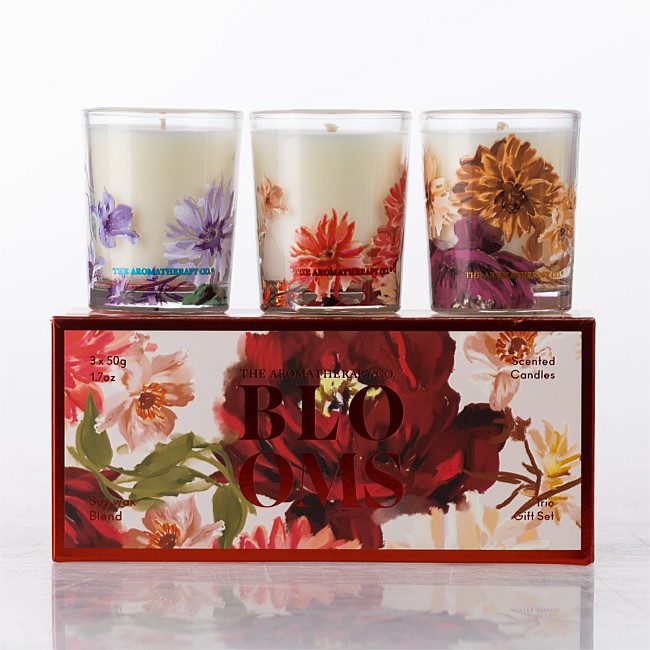 The Aromatherapy Co. Blooms Candle 3 Piece Set