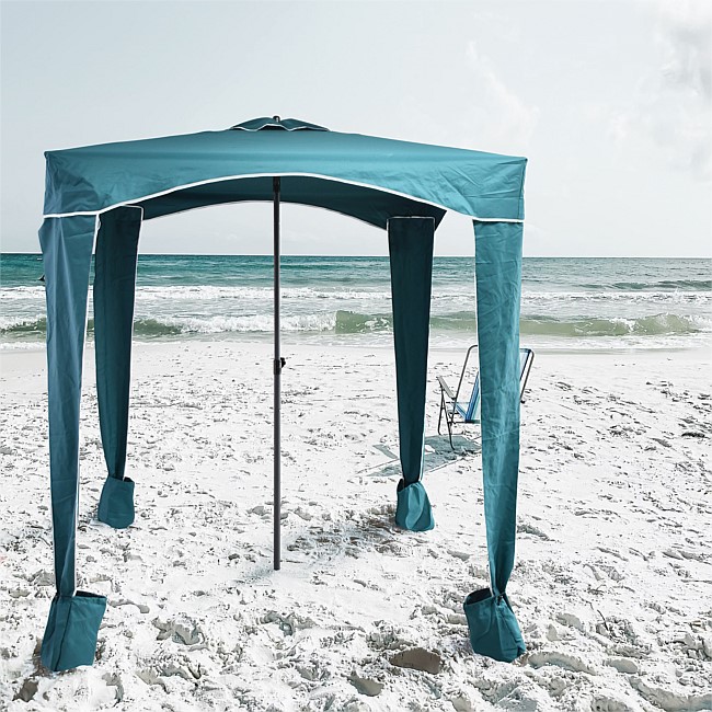 Seaside Supplies Coastal Beach Teal Cabana