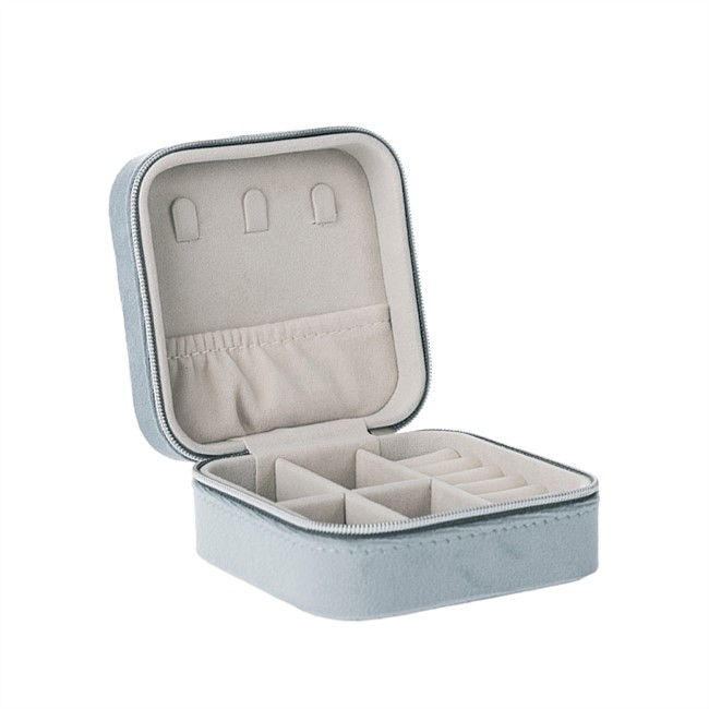 Design Republique Vivian Velvet Jewellery Box Chambray Small Design Republique Vivian Velvet Jewellery Box Chambray Small