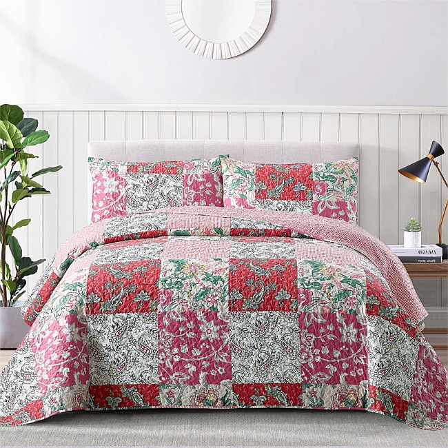 Solace Audrina Patchwork Coverlet Set