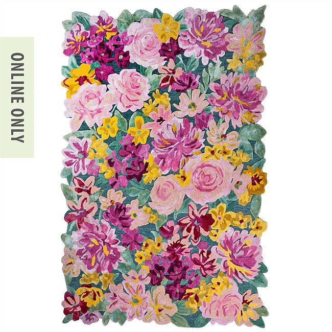 Eden Alice Hand Tufted Floral Rug 200x300cm Eden Alice Hand Tufted Floral Rug 200x300cm