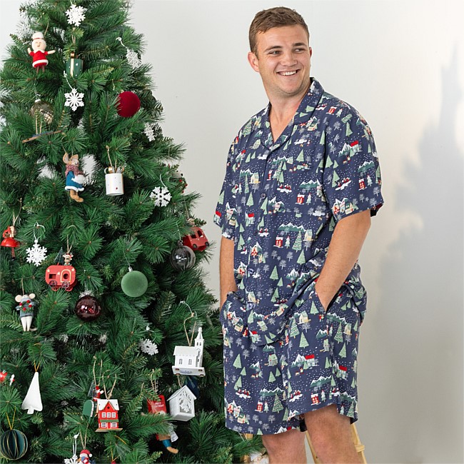 Christmas Wishes Mens Tinsel Town Xmas Pj Set Christmas Wishes Mens Tinsel Town Xmas Pj Set