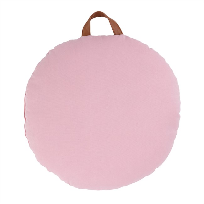 bb&b Kids Round Cushion With Handle Pink 