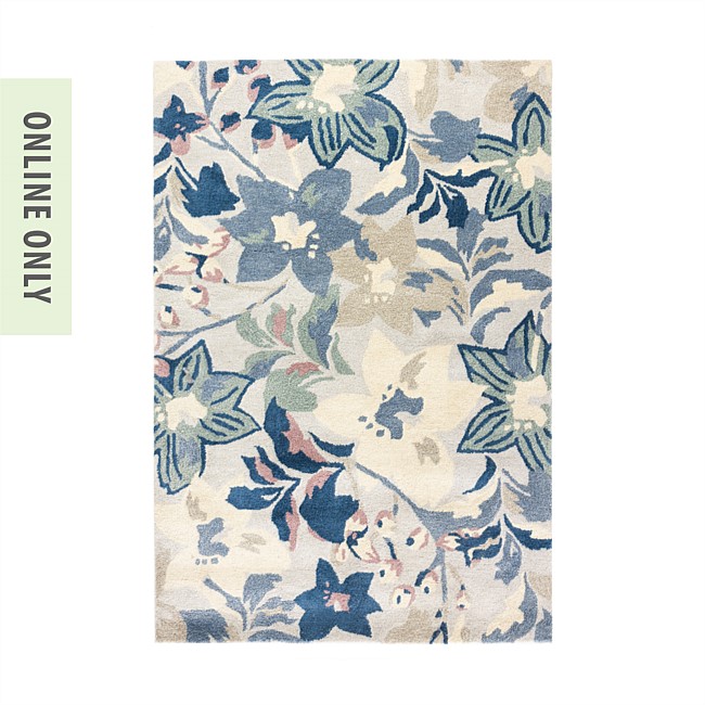 Design Republique Abstract Floral Floor Rug 120x180cm
