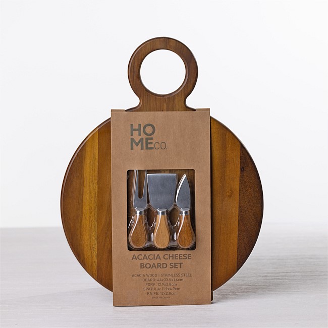 Home Co. Acacia Cheese Board Set