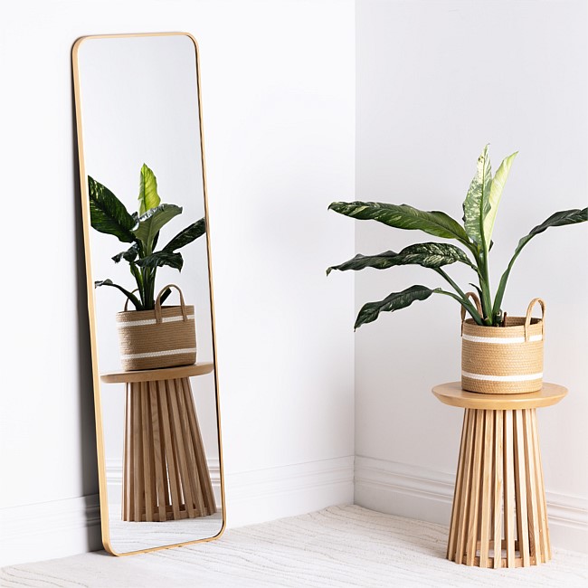 Home Chic Gold Frame Dress Mirror