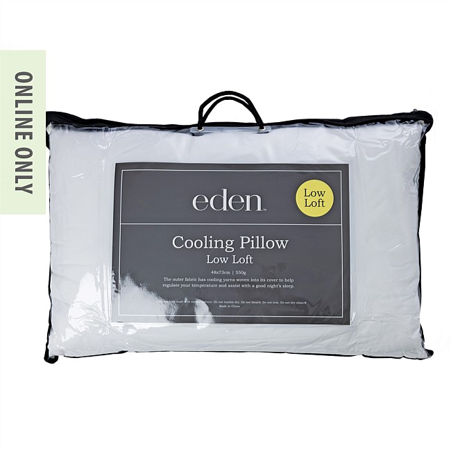 Eden Cooling Low Loft Pillow