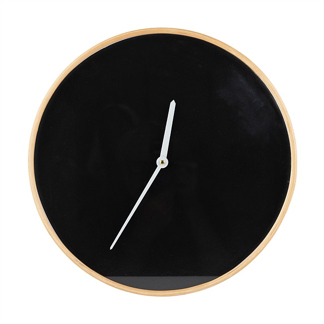 Home Co. Black Wall Clock 40cm