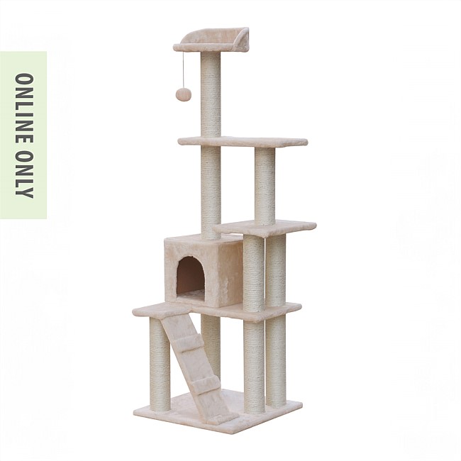 bb&b Pets Cat Tower Natural 150cm bb&b Pets Cat Tower Natural 150cm