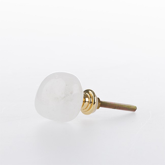 Solace Tumbled Rock Quartz Drawer Knob