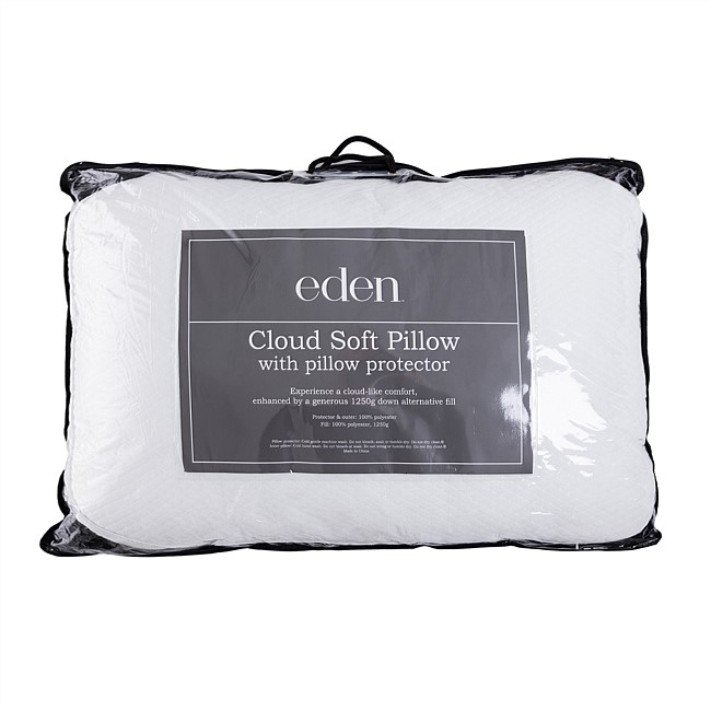 Eden Cloud Soft Pillow With Pillow Protector 