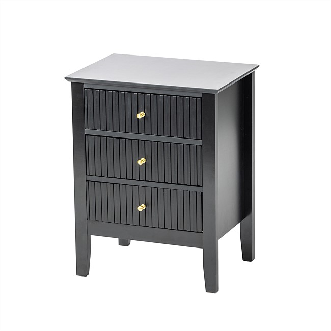 Home Chic Prince Bedside Table Black Home Chic Prince Bedside Table Black