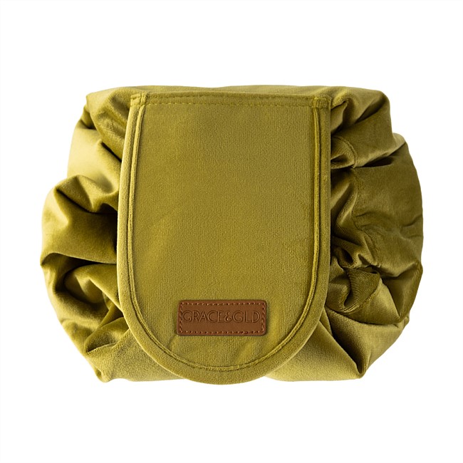 Grace & Gild Coco Velvet Drawstring Cosmetic Bag Grace & Gild Coco Velvet Drawstring Cosmetic Bag