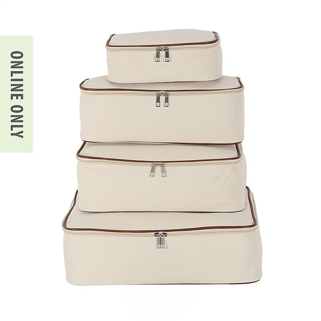 Abroad Milan 4 Piece Set Packing Cubes