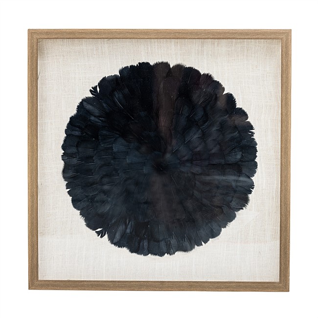Design Republique 3D Large Feather Sphere Wall Art