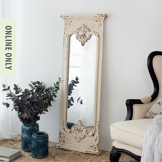 Home Chic Lily Antique Distressed Mirror Home Chic Lily Antique Distressed Mirror