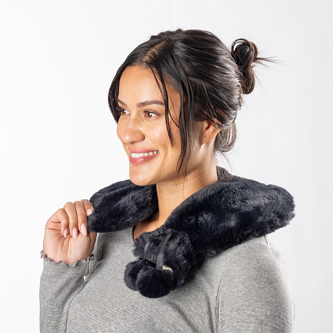 Hush Shoulder & Neck Faux Fur Hot Water Bottle 1.1L