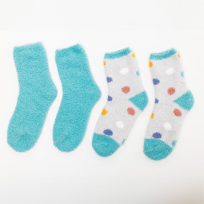bb&b Sleep Classic Twin Pack Confetti  Bed Socks 