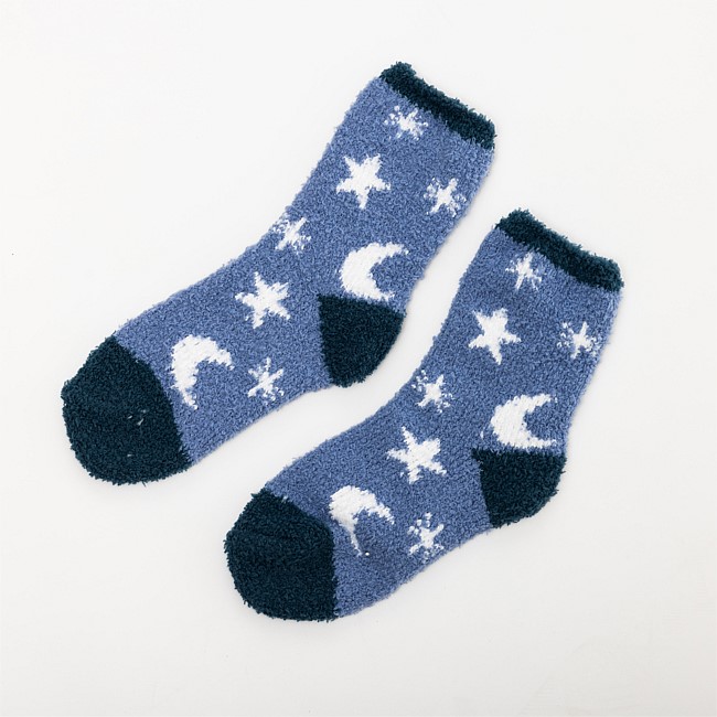 bb&b Sleep Classic Misty Blue Single Bed Socks 