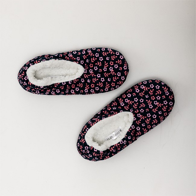 bb&b Sleep Printed Cozy Slippers Multicoloured Floral 