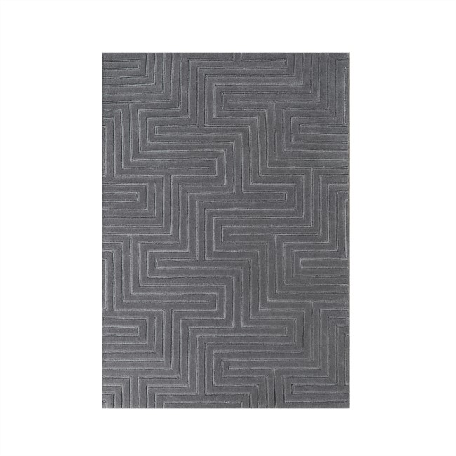 The Managers Collective Phoebe Geo Wool Rich Rug 120x180cm