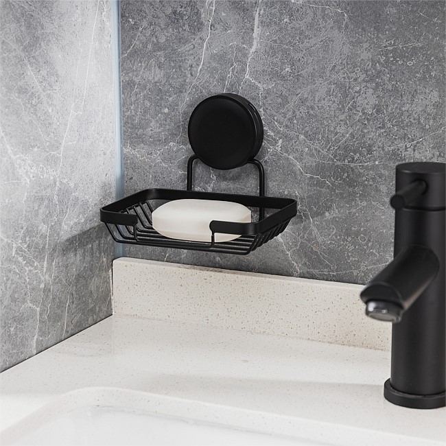 New & Improved Home Essentials Twist & Lock Soap Dish Holder