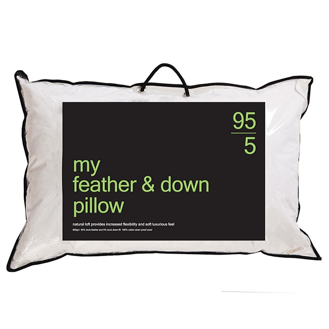 My 95/5 Feather & Down Pillow
