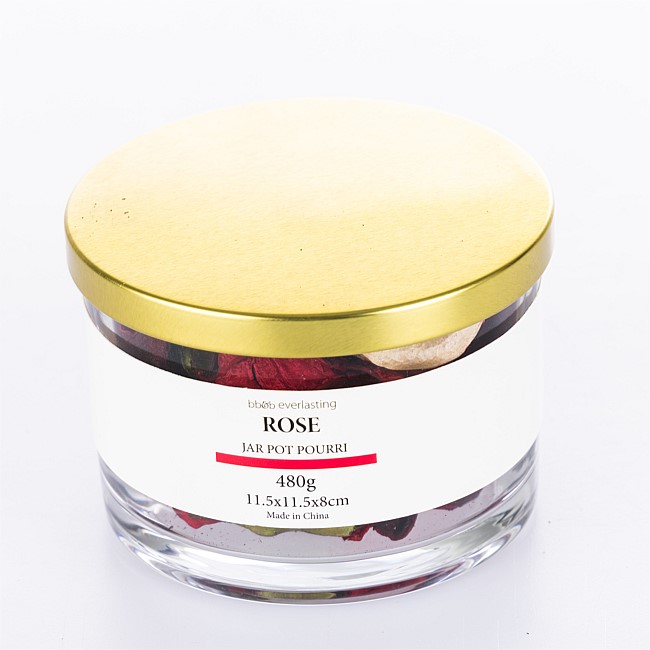 Everlasting Jar Pot Pourri in Rose 480g Everlasting Jar Pot Pourri in Rose 480g