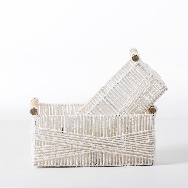Home Co. Claude Basket White Home Co. Claude Basket White
