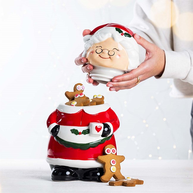 Christmas Wishes Mrs Claus Cookie Jar Christmas Wishes Mrs Claus Cookie Jar