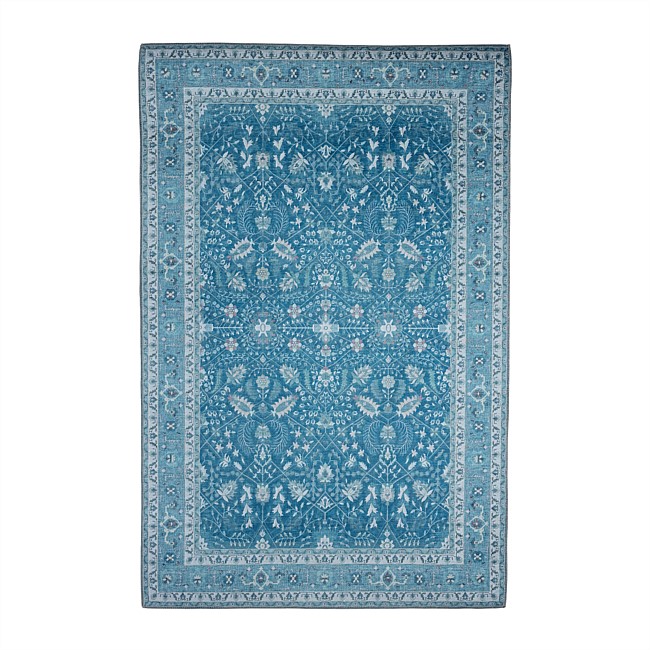 Solace Kya Chenille Vintage Denim Rug 120x180cm Solace Kya Chenille Vintage Denim Rug 120x180cm