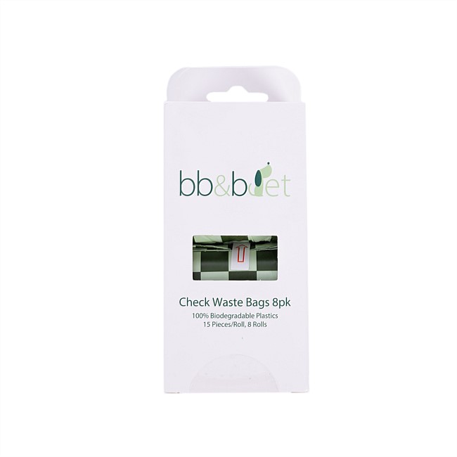 bb&b Pets Check Waste Bags 8 Pack bb&b Pets Check Waste Bags 8 Pack