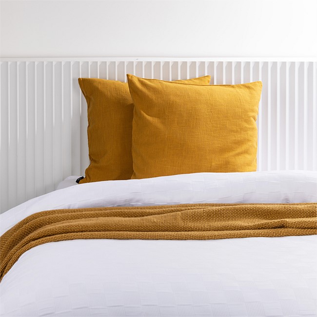 Fieldcrest Cotton Slub European Pillowcase Pair Fieldcrest Cotton Slub European Pillowcase Pair