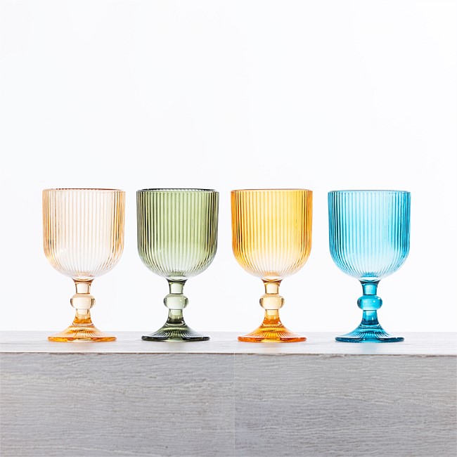 Home Co. Coloured Wine Glasses 4 Piece Set