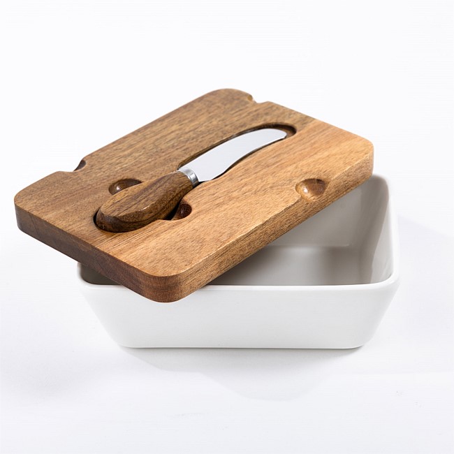 Gather Home Co. Acacia Butter Set Gather Home Co. Acacia Butter Set