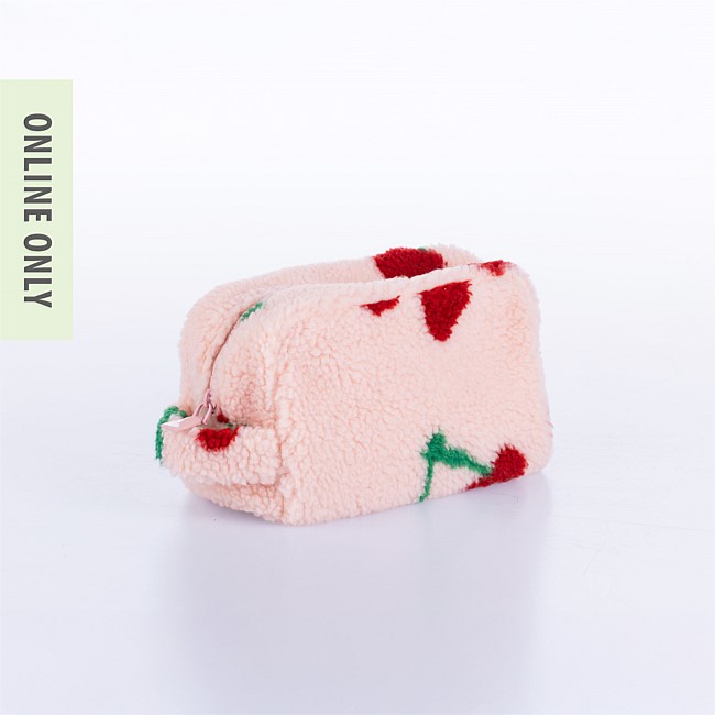 Grace & Gild Savanna Cherry Cosmetic Bag