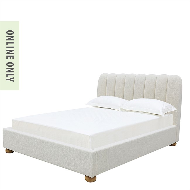 Design Republique Brynn Bouclé Bed Frame