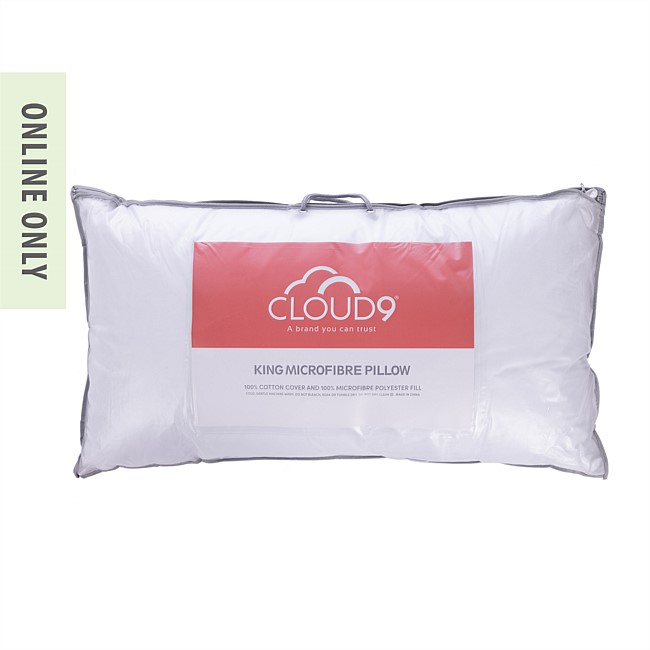 Cloud 9 King Size Microfibre Pillow Cloud 9 King Size Microfibre Pillow