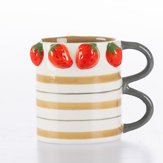 Design Republique Santos Strawberry Mug Mustard Design Republique Santos Strawberry Mug Mustard