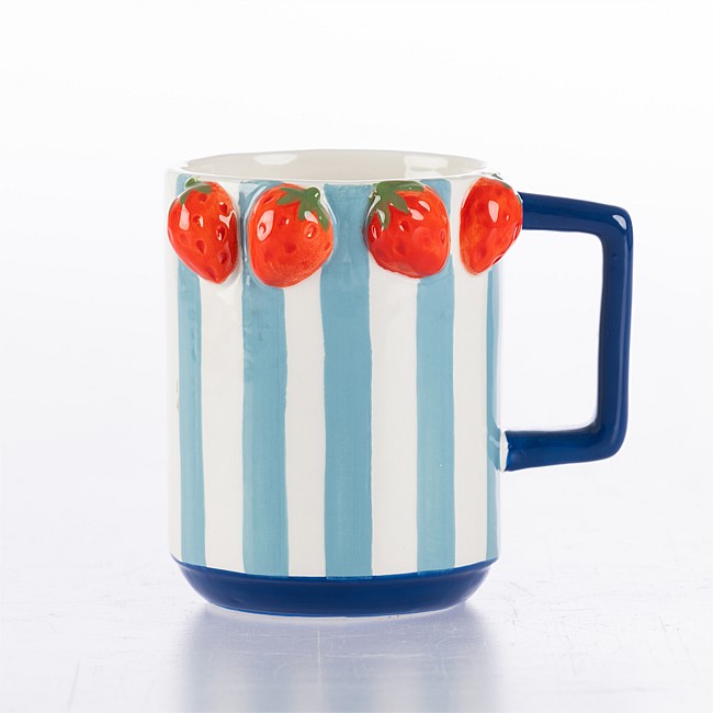 Design Republique Santos Strawberry Mug Blue