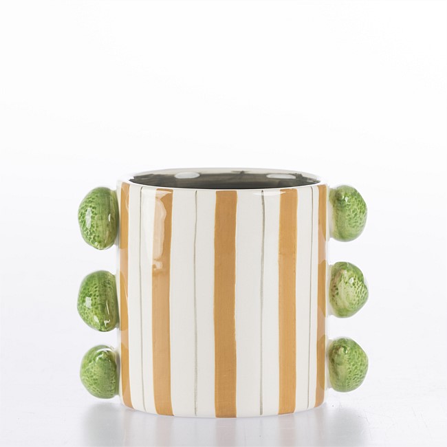 Design Republique Santos Ceramic Vase with Limes 