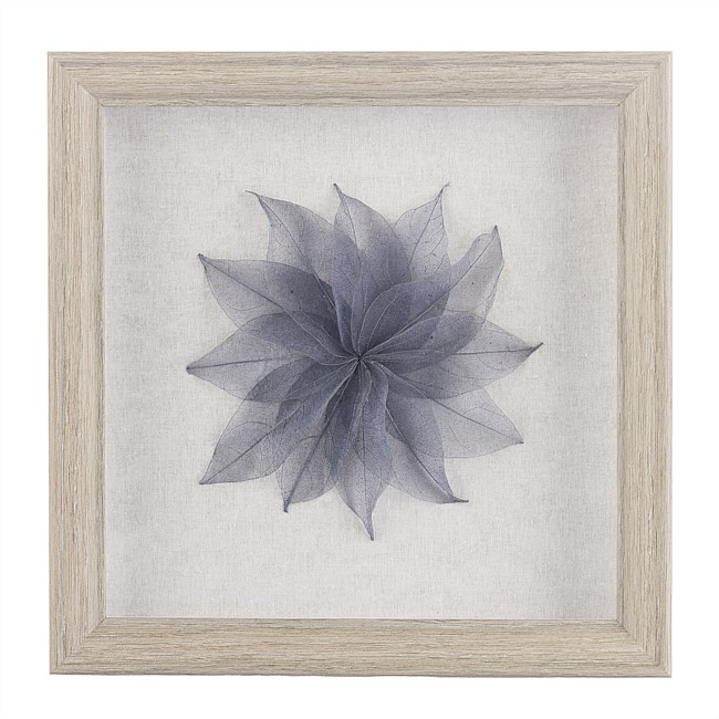 Gracious Living 3D Leaf Wall Art Grey