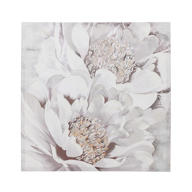 Gracious Living White Bloom Wall Art Gracious Living White Bloom Wall Art