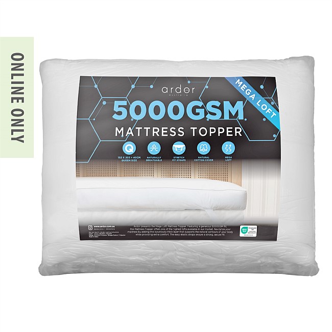 Ardor Premium 5000gsm Mattress Topper 