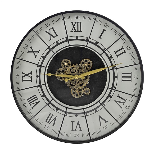 Design Republique Henry Gear Moving Wall Clock
