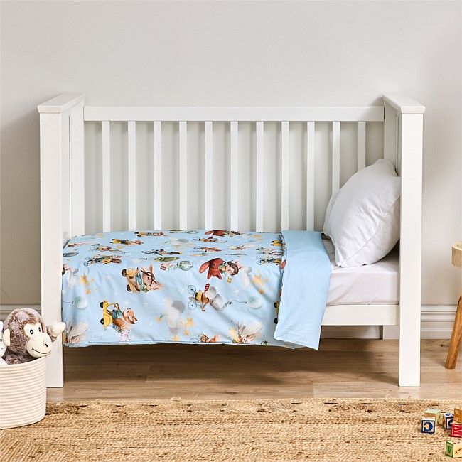 bb&b Kids Woodlands Tightrope Cotton Cot Duvet Cover bb&b Kids Woodlands Tightrope Cotton Cot Duvet Cover
