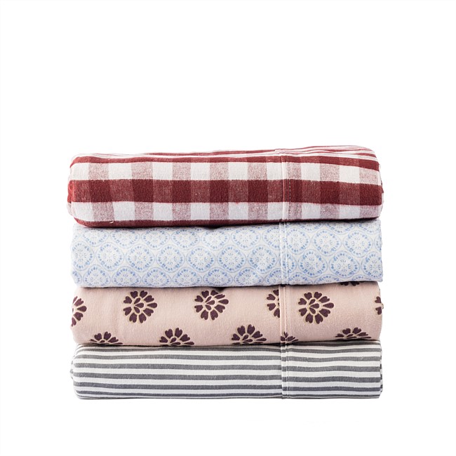 Design Republique Printed Flat Flannelette Sheet Design Republique Printed Flat Flannelette Sheet