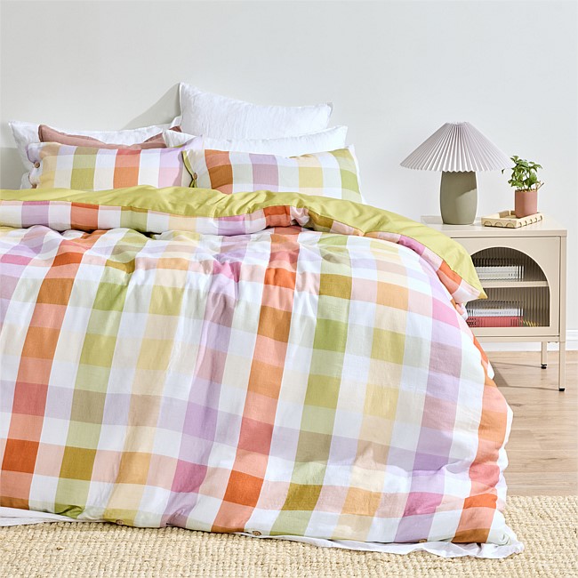 Marlo Wade Muslin Cotton Duvet Cover Set Marlo Wade Muslin Cotton Duvet Cover Set