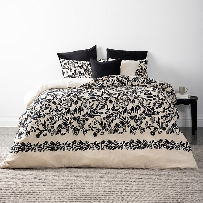Design Republique Suki Cotton Linen Duvet Cover Set Design Republique Suki Cotton Linen Duvet Cover Set
