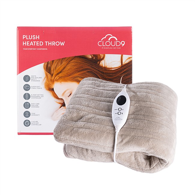 Cloud 9 Plush Electric Heated Throw Cloud 9 Plush Electric Heated Throw